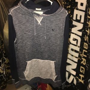 Abercrombie and Fitch men’s blue hoodie